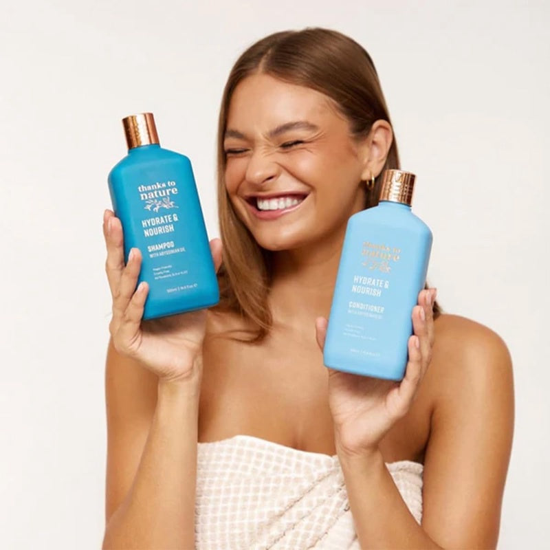 Hydrate and Nourish shampoo and conditioner bundle
